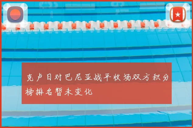 克卢日对巴尼亚战平收场双方积分榜排名暂未变化